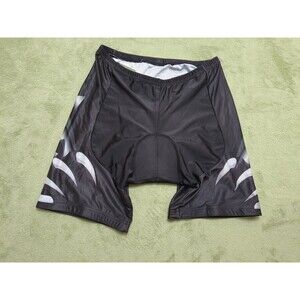 YOOKI Men's Cycling Shorts XL Padded Breathable Black Grey